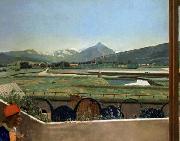 Jean-Etienne Liotard View of Geneva from the Artist s House oil painting on canvas